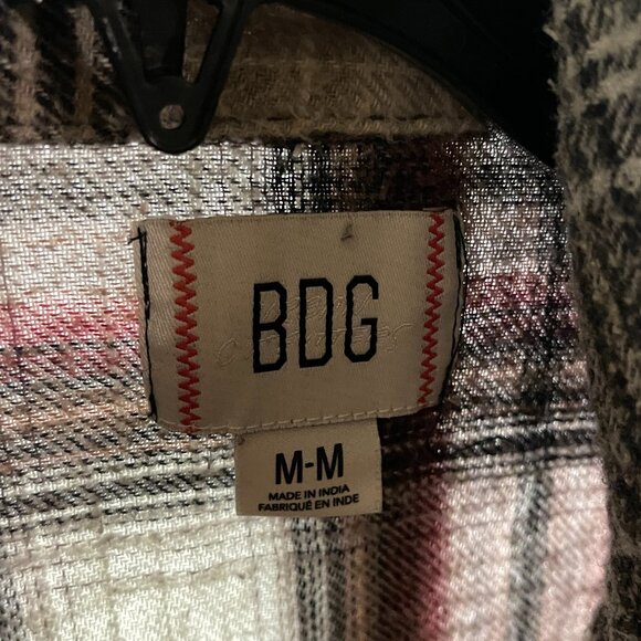 BDG Plaid womens' patchwork flannel - M oversized - Picture 3 of 4